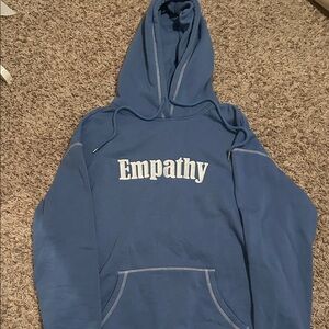 Forever 21 Empathy Blue Hoodie